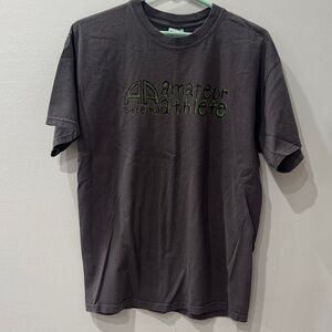 Amateur Athlete Dark Gray Short Sleeve Tee
